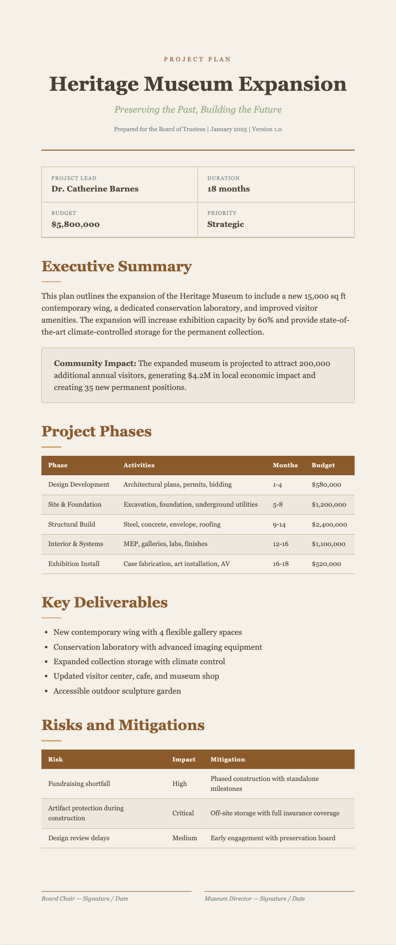 Earth tone natural project plan